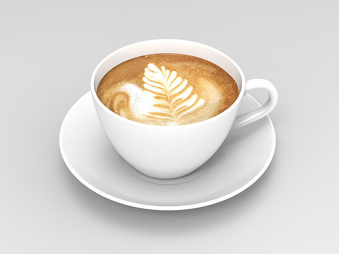 Cup of coffee 3D model 4