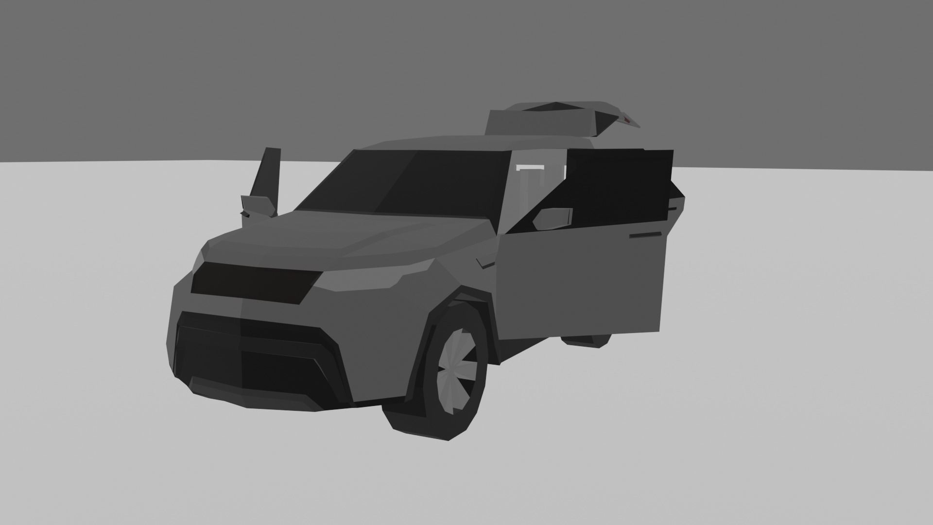 Land Rover Discovery 5 Low-poly 3D model_5