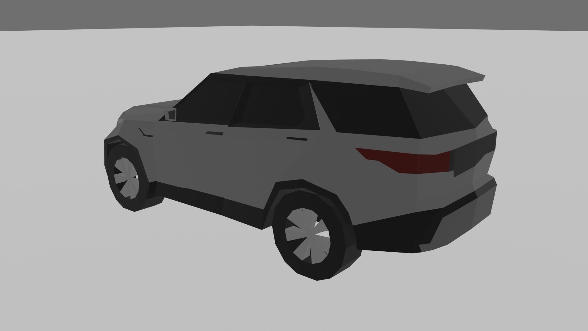 Land Rover Discovery 5 Low-poly 3D model_3