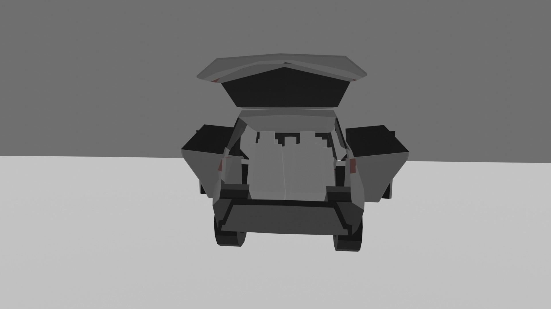 Land Rover Discovery 5 Low-poly 3D model_9