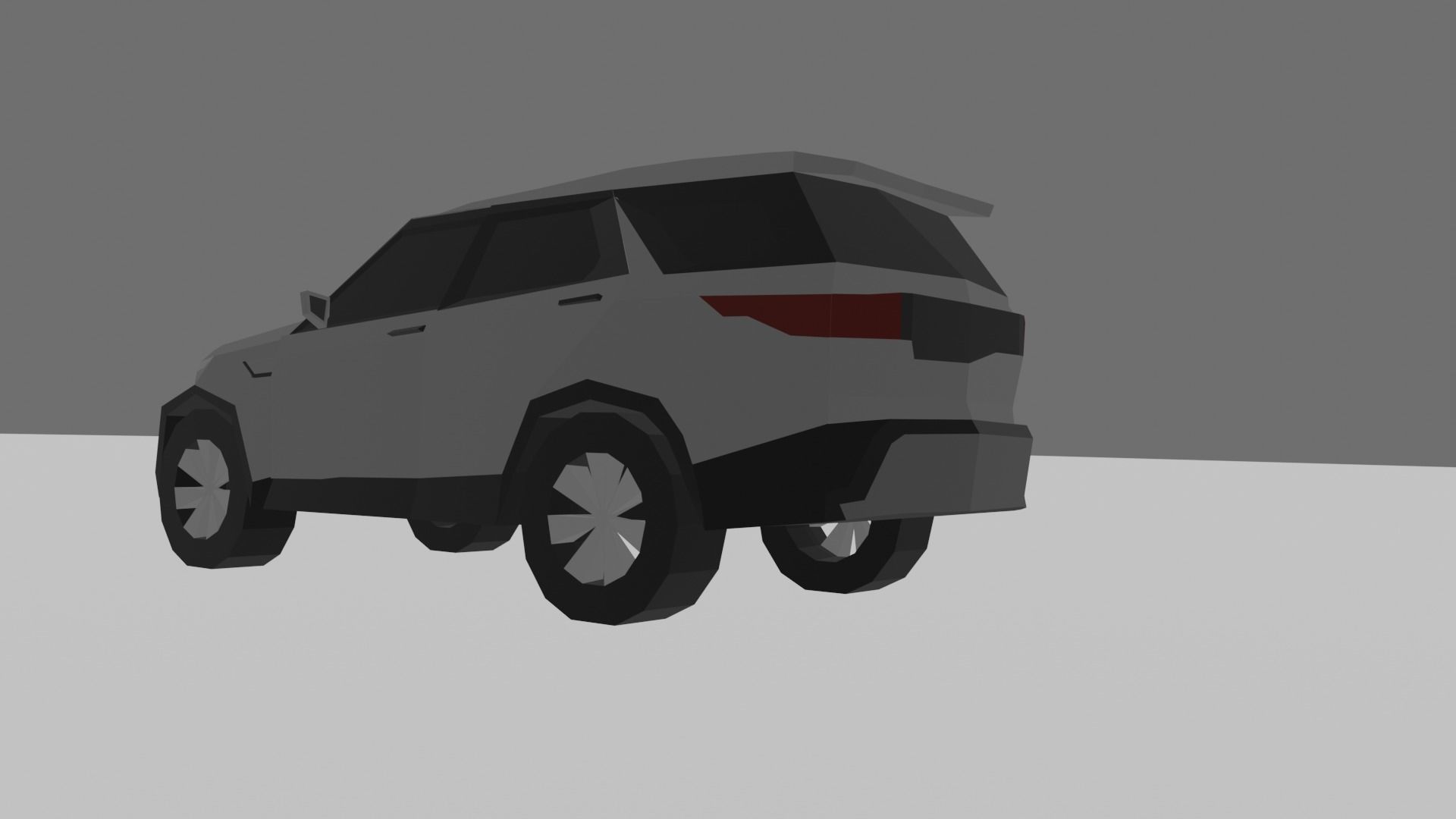 Land Rover Discovery 5 Low-poly 3D model_4
