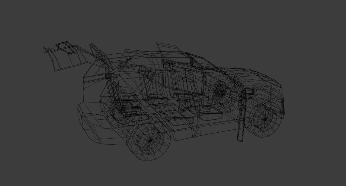 Land Rover Discovery 5 Low-poly 3D model_13