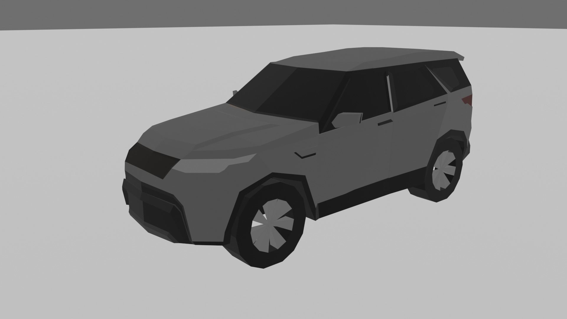 Land Rover Discovery 5 Low-poly 3D model_2