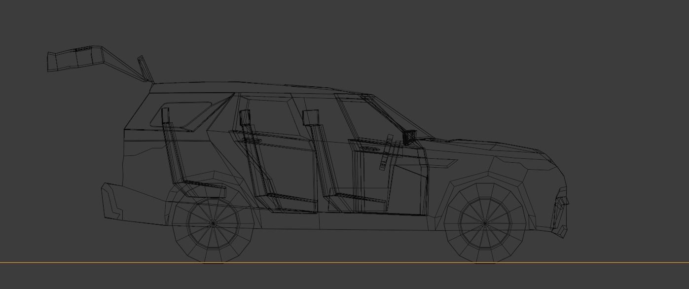 Land Rover Discovery 5 Low-poly 3D model_14