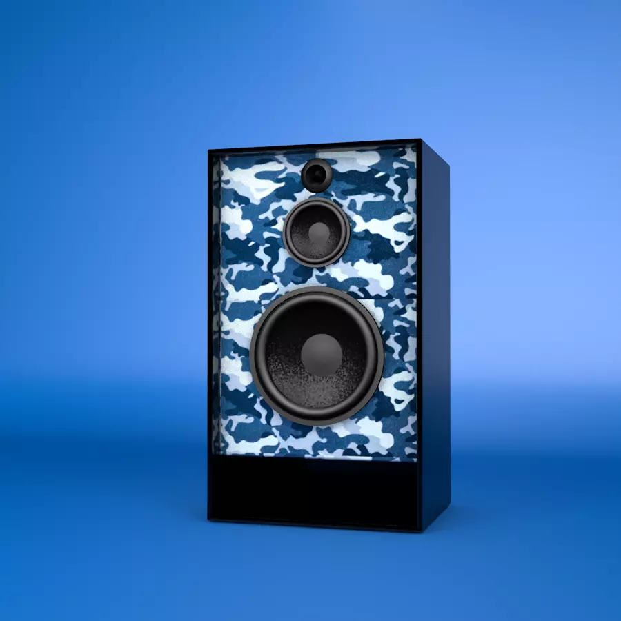 Music Column Free 3D model