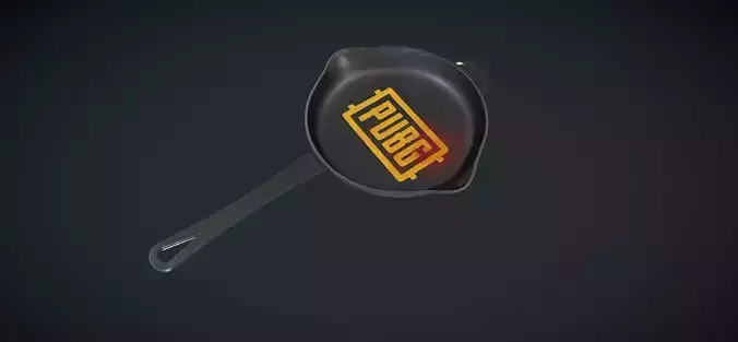 Pubg pan 3D Model Low-poly 3D model