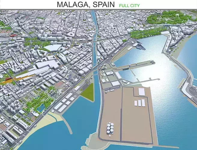 Malaga City Spain 60km