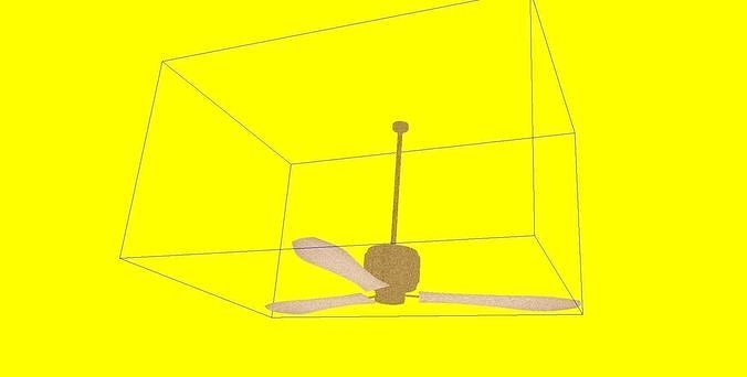 ceiling fan Free 3D model
