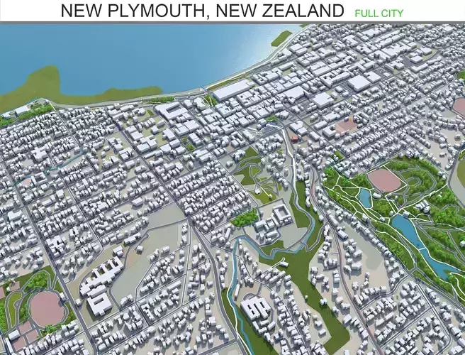 New Plymouth City New Zealand 30km