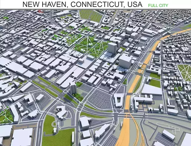New Haven in Connecticut USA 30km