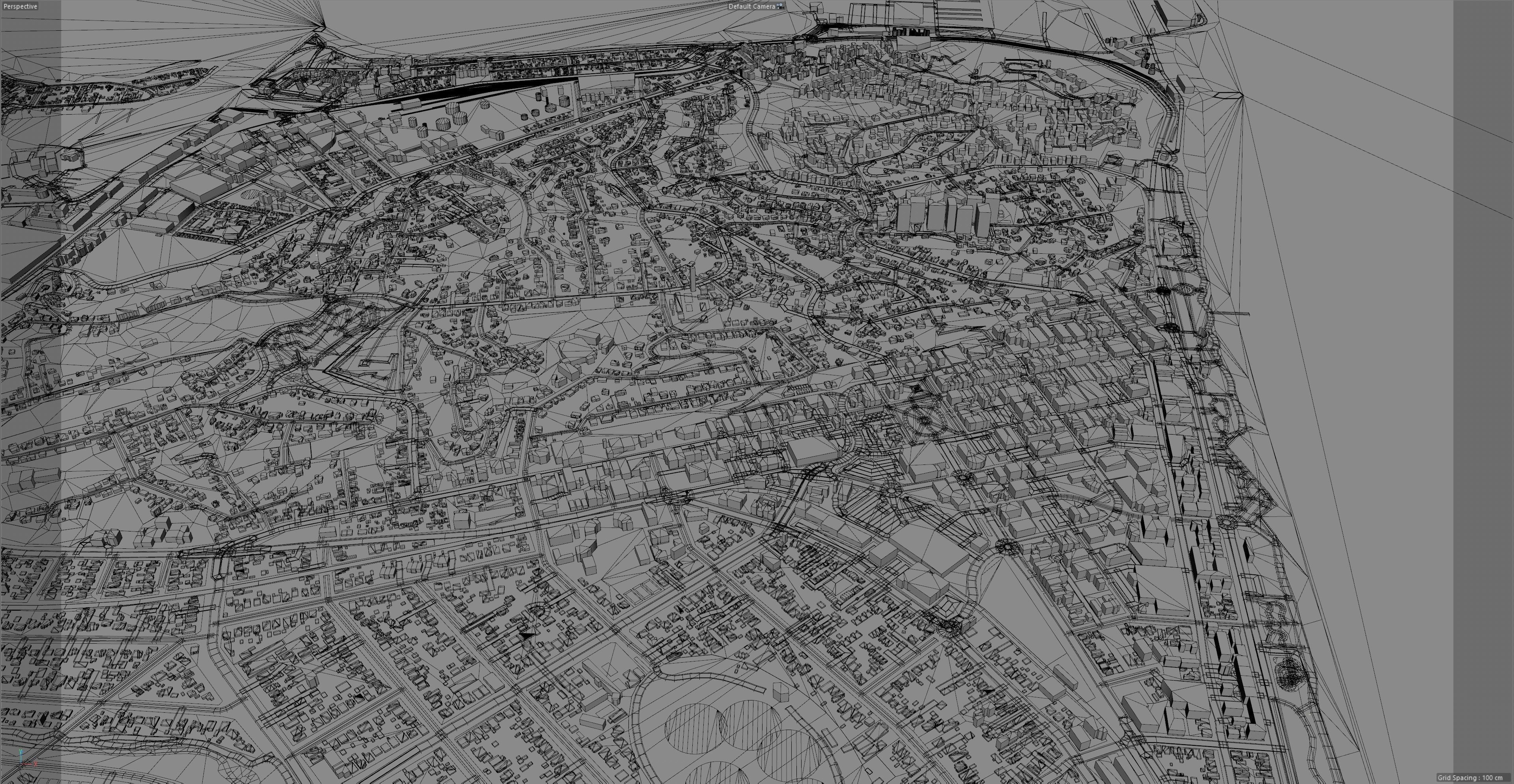 Napier Hastings in New Zealand Low-poly 3D model_15