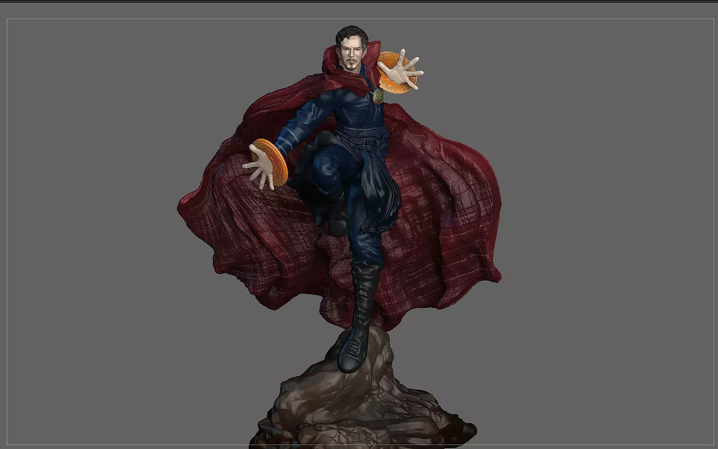 DOCTOR STRANGE STATUE AVENGERS ENDGAME MCU MARVEL 3D print model