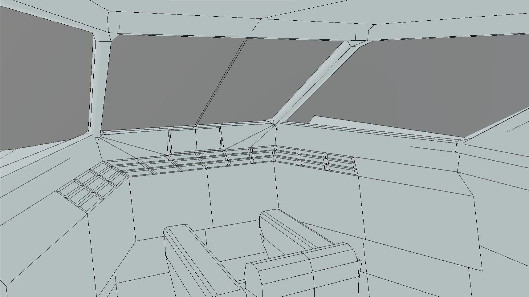 LAC-410 Low Altitude Carrier Low-poly 3D model_8