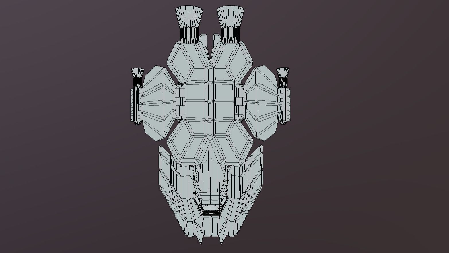 LAC-410 Low Altitude Carrier Low-poly 3D model_12