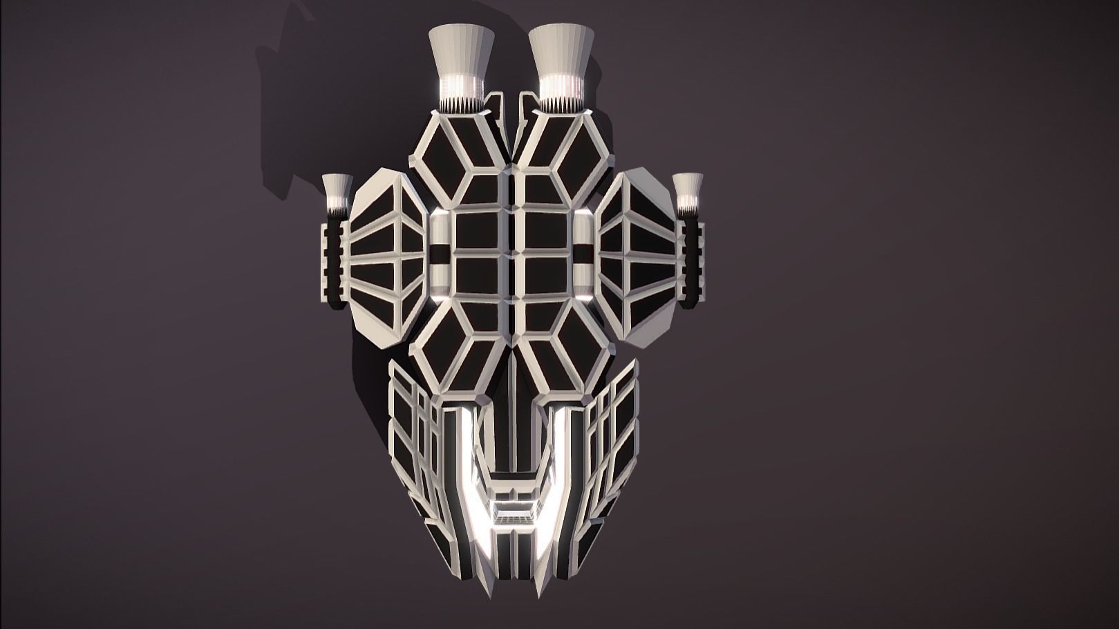 LAC-410 Low Altitude Carrier Low-poly 3D model_11