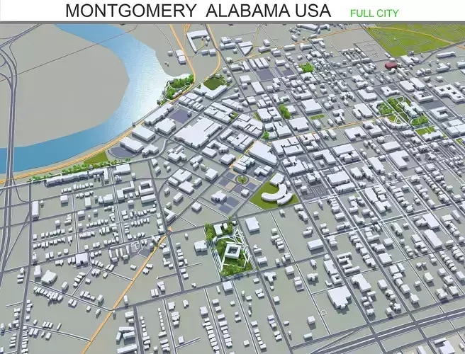 Montgomery Prattville Millbrook in Alabama USA 60km