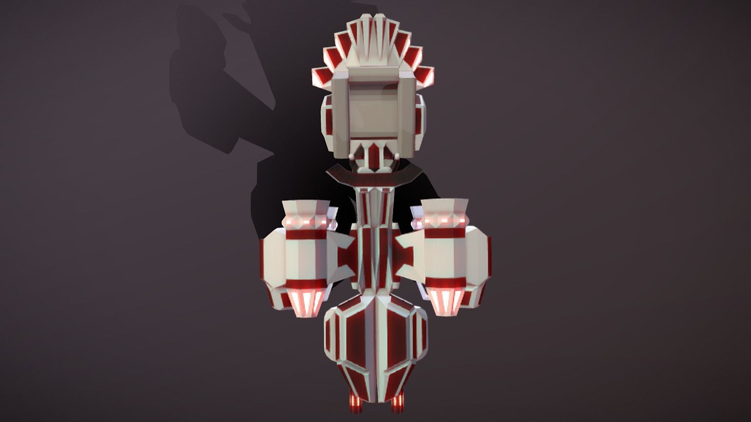 LS-320 Land Speeder Low-poly 3D model_9