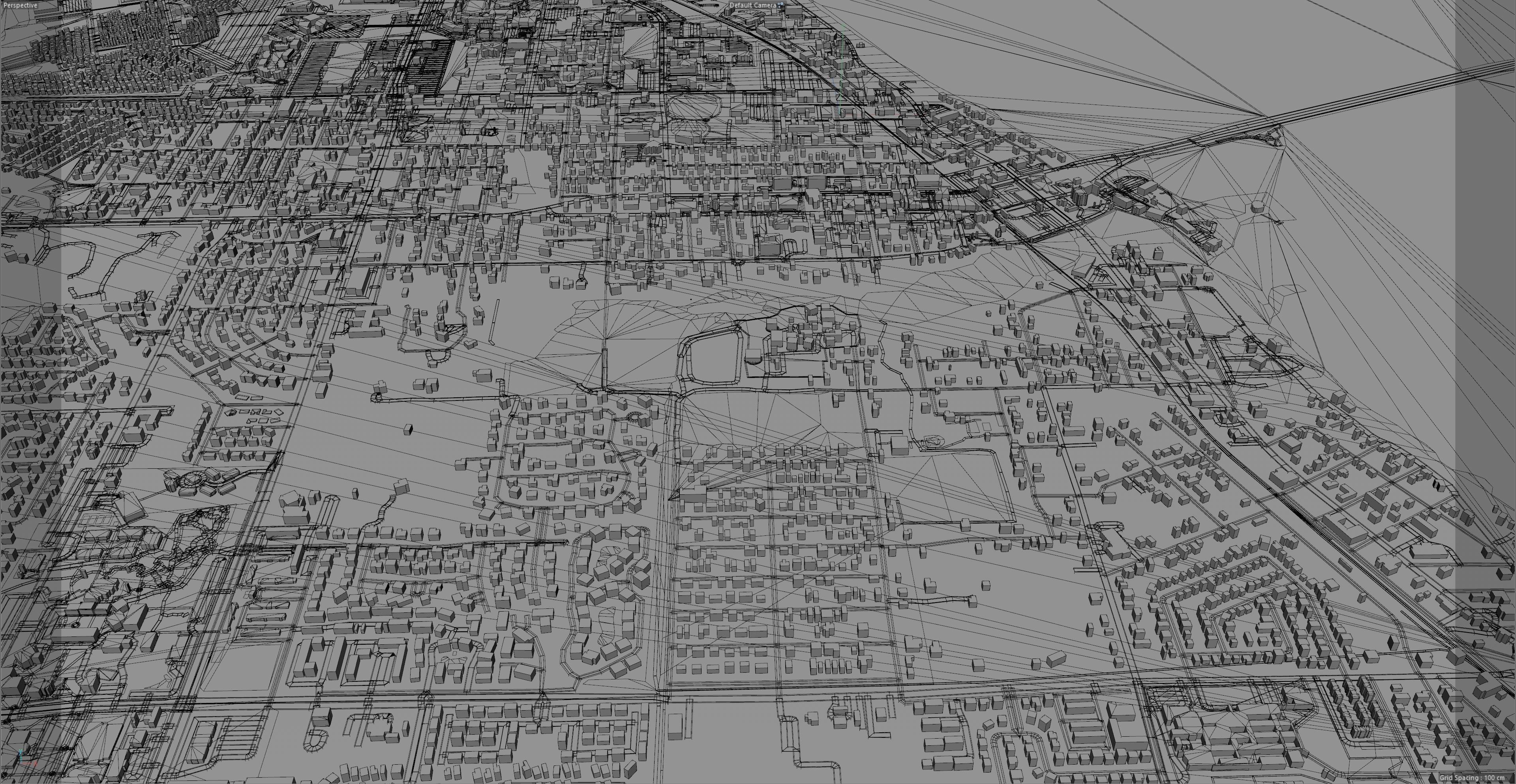 Melbourne Florida USA 40km Low-poly 3D model_13