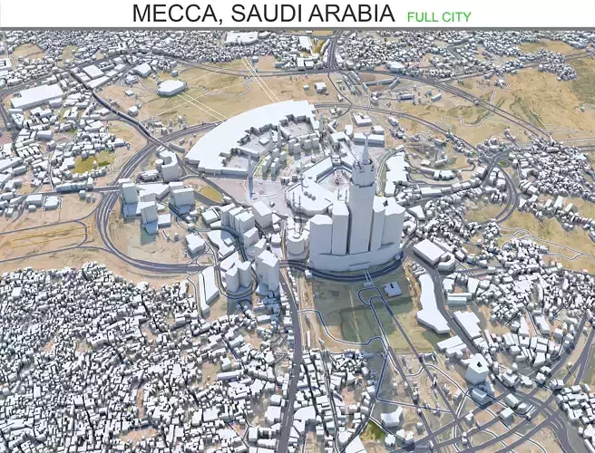 Mecca Full City Saudi Arabia