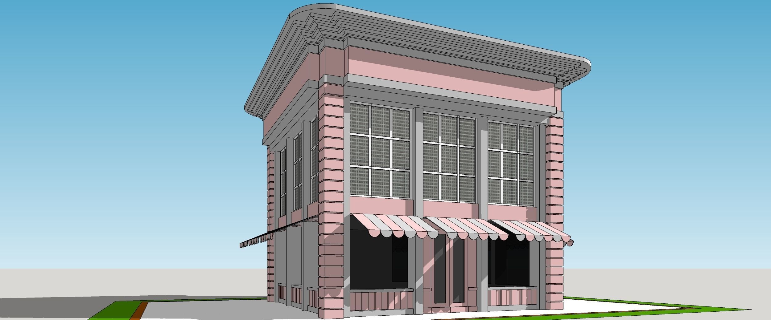 Candy Shop Low-poly 3D model_13