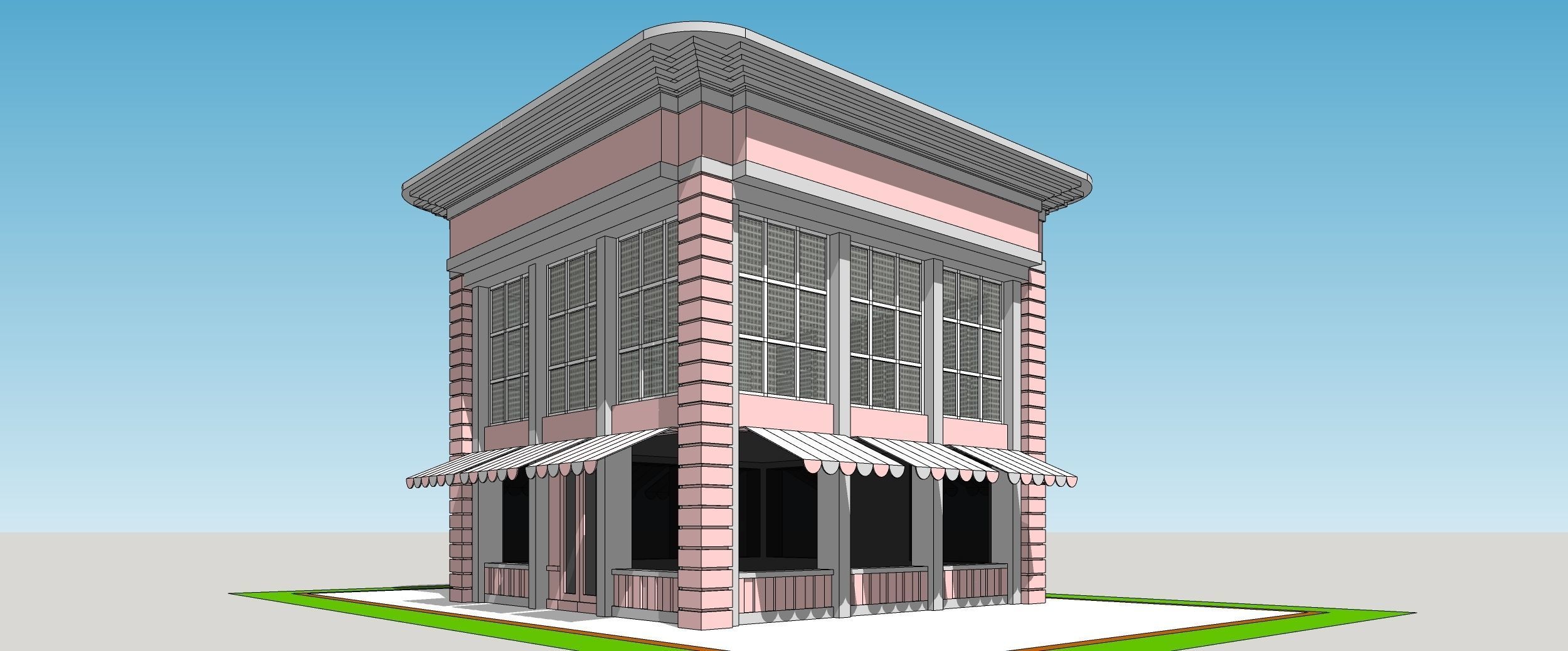 Candy Shop Low-poly 3D model_12