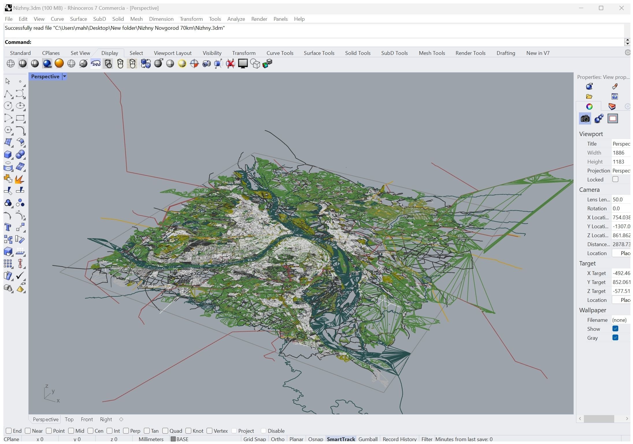 Nizhny City Novgorod Low-poly 3D model_21