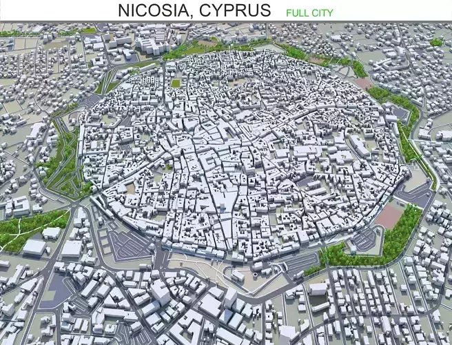 Nicosia in Cyprus 40km