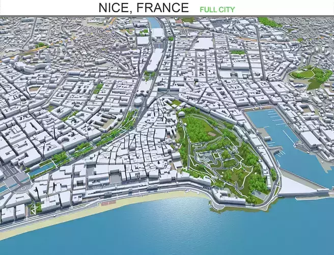 Nice City in France 30km