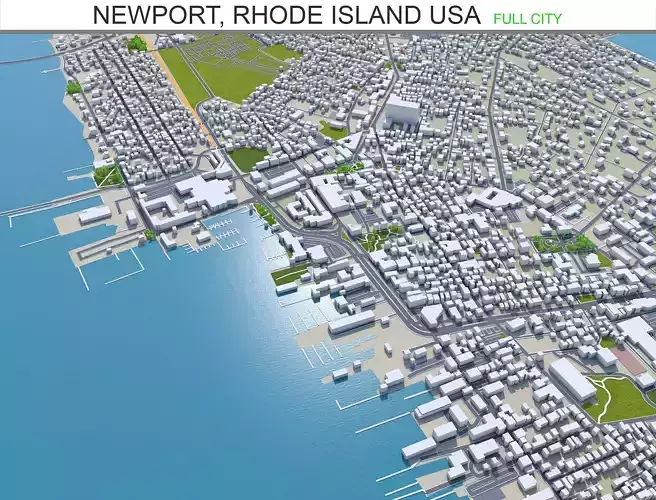 Newport in Rhode Island USA 20km