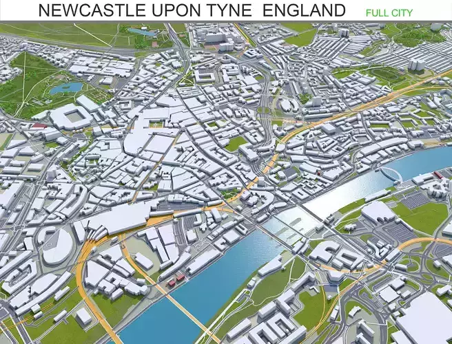 Newcastle Upon Tyne Gateshead Sunderland South Shields in UK