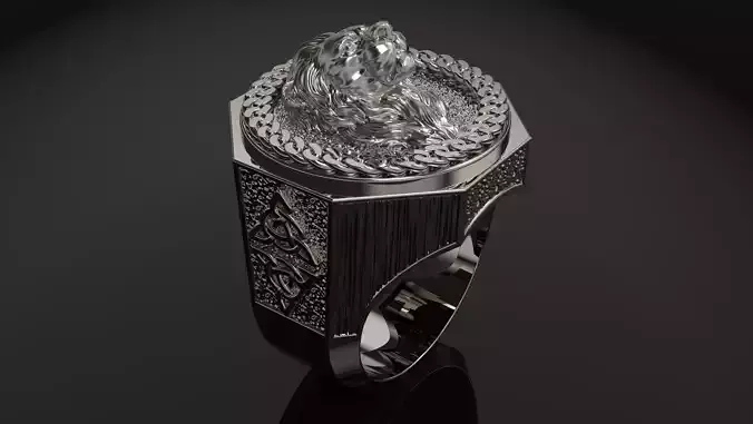 Lion Ring for men