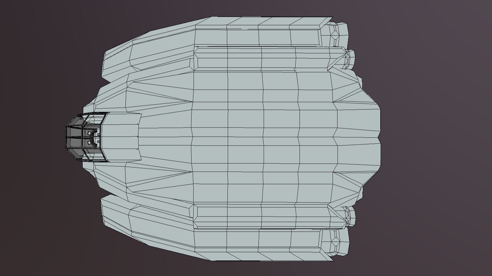 LT-450 Landing Transport Low-poly 3D model_8