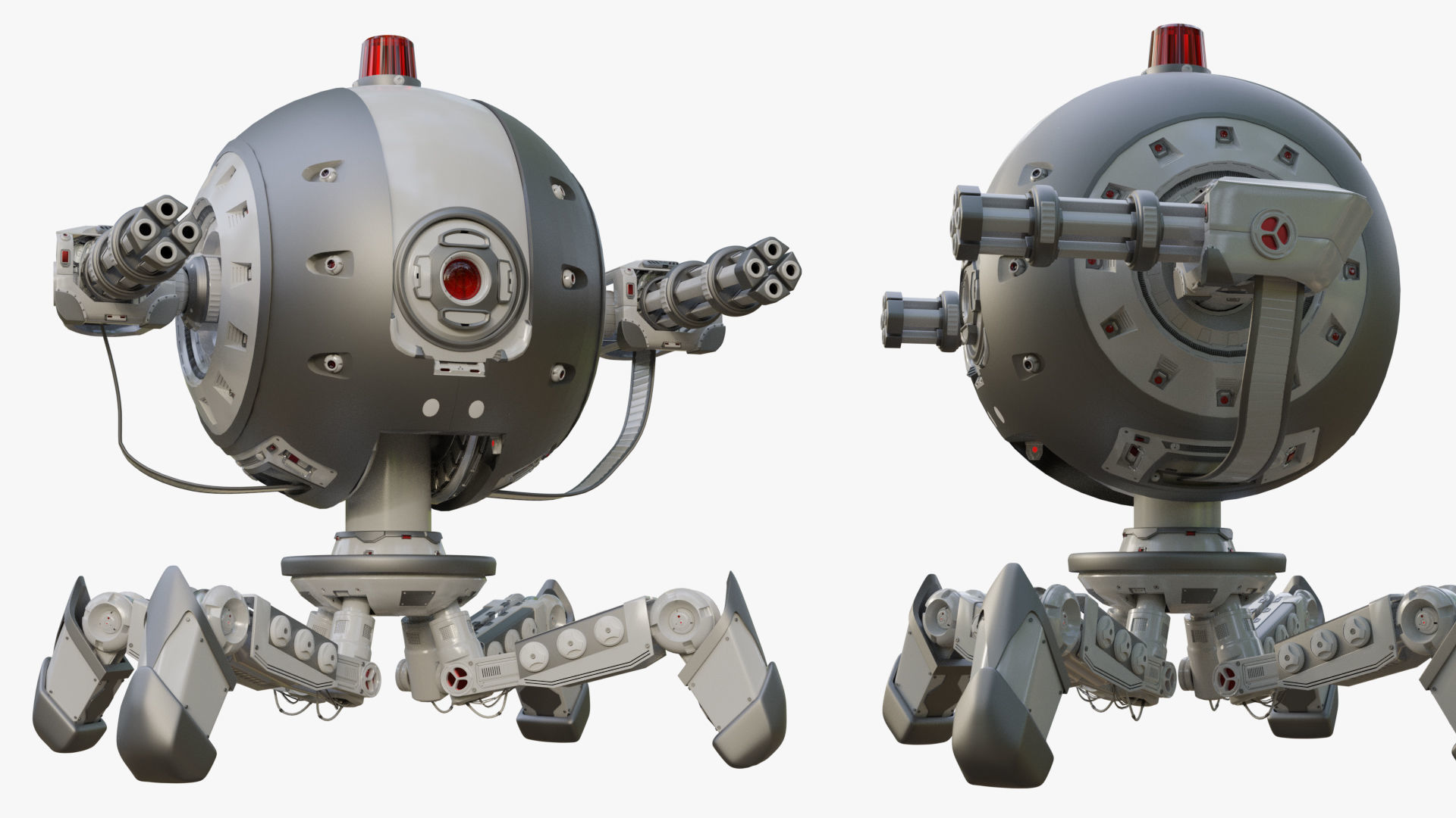 Protector Robot Walk 3D Sci-fi more BONUS 3D model_6