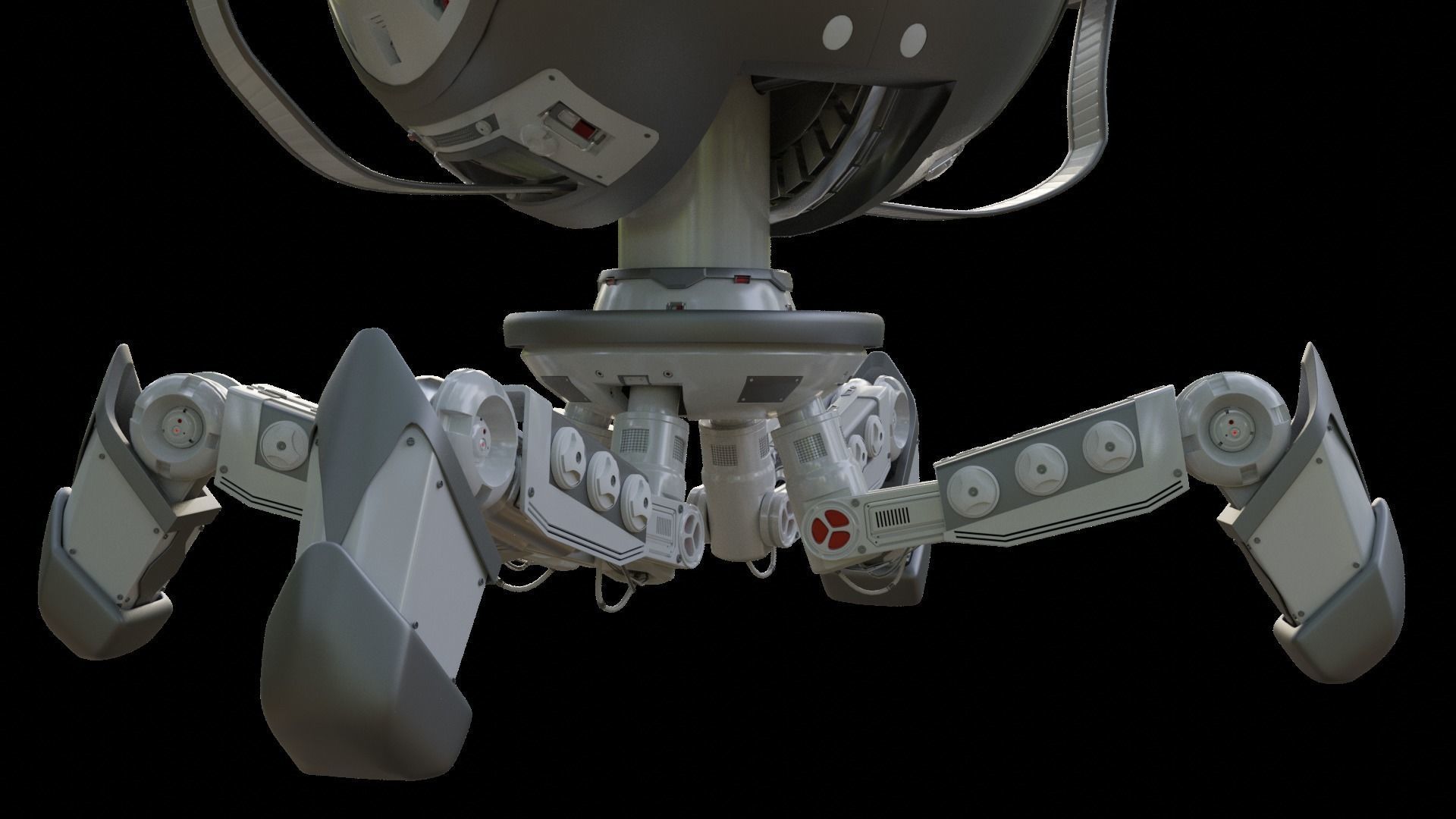 Protector Robot Walk 3D Sci-fi more BONUS 3D model_30