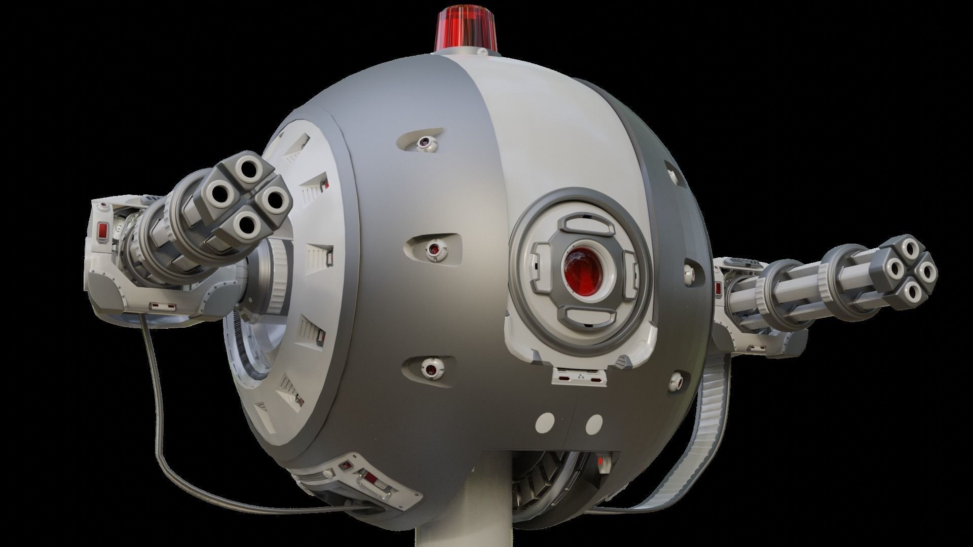 Protector Robot Walk 3D Sci-fi more BONUS 3D model_29