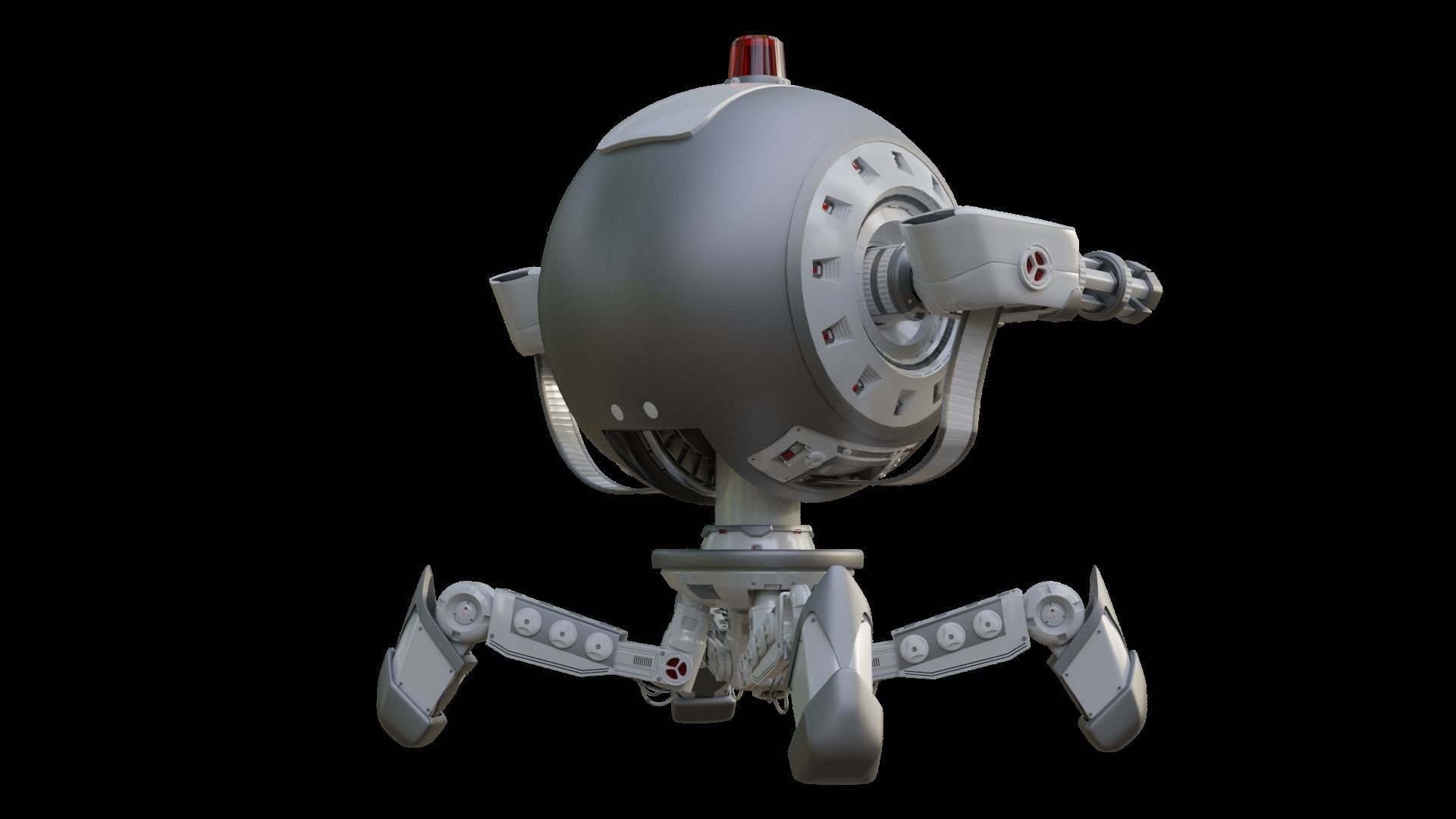Protector Robot Walk 3D Sci-fi more BONUS 3D model_23