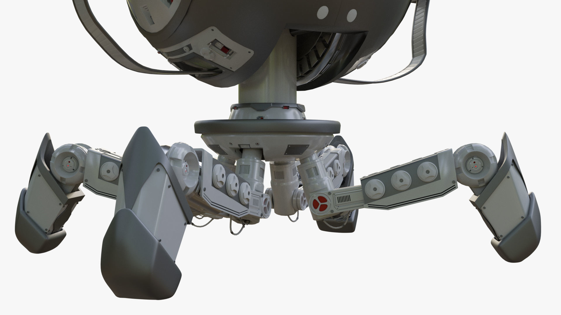 Protector Robot Walk 3D Sci-fi more BONUS 3D model_11