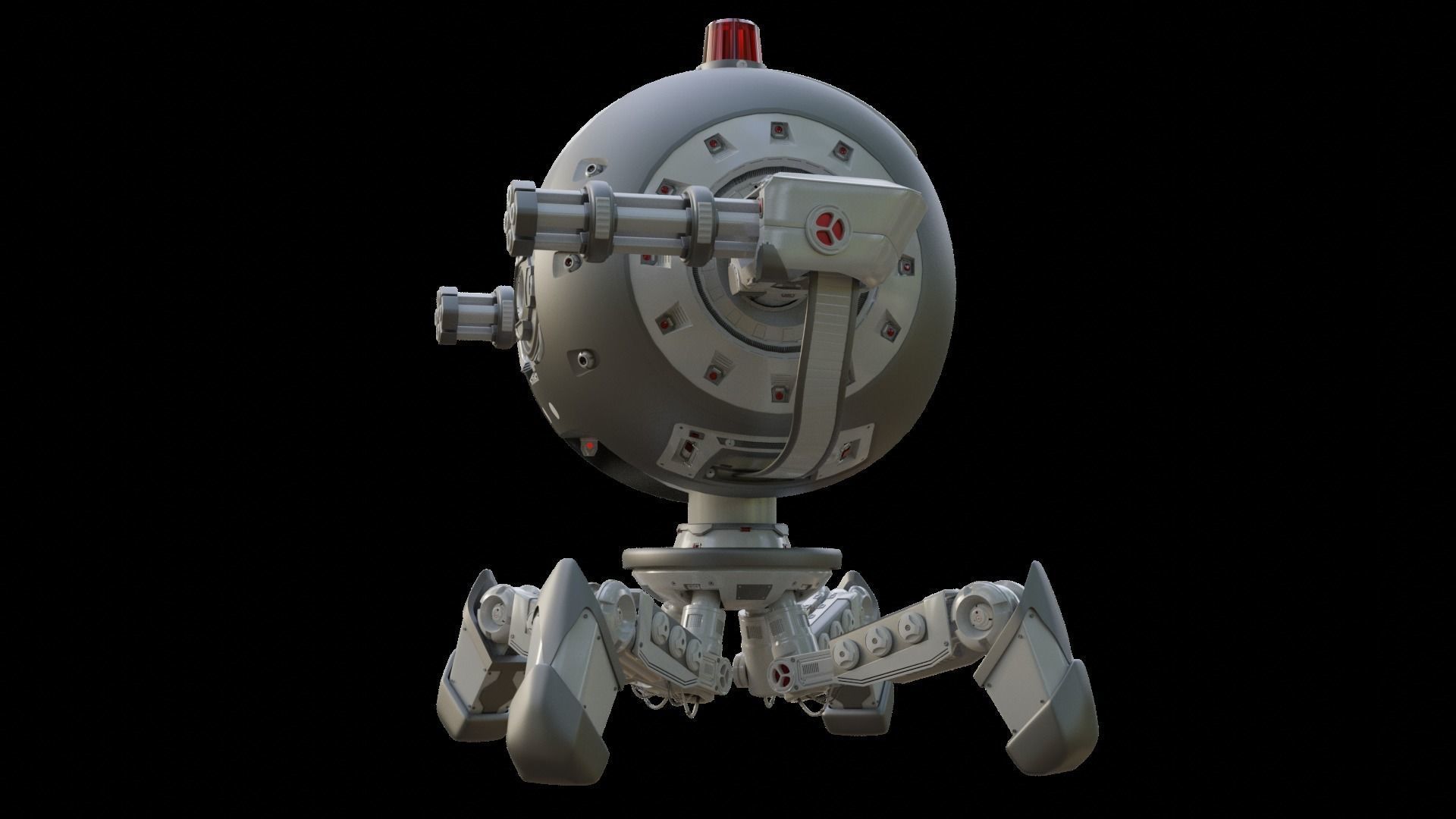 Protector Robot Walk 3D Sci-fi more BONUS 3D model_26