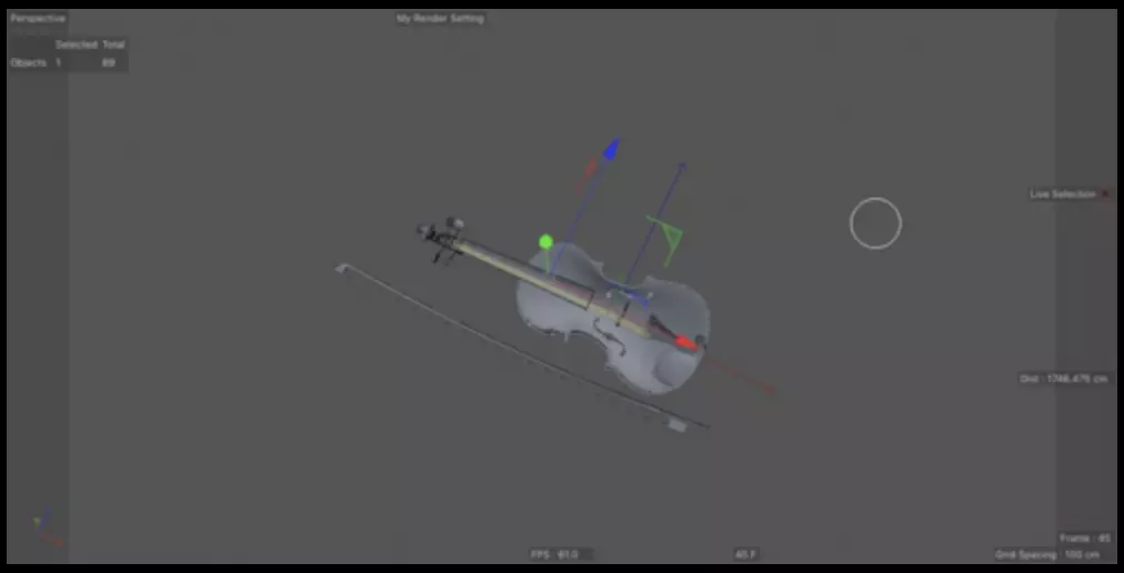 Vilaon violin Free 3D model