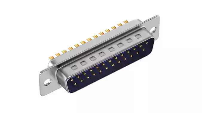  DB25 Male 3D model