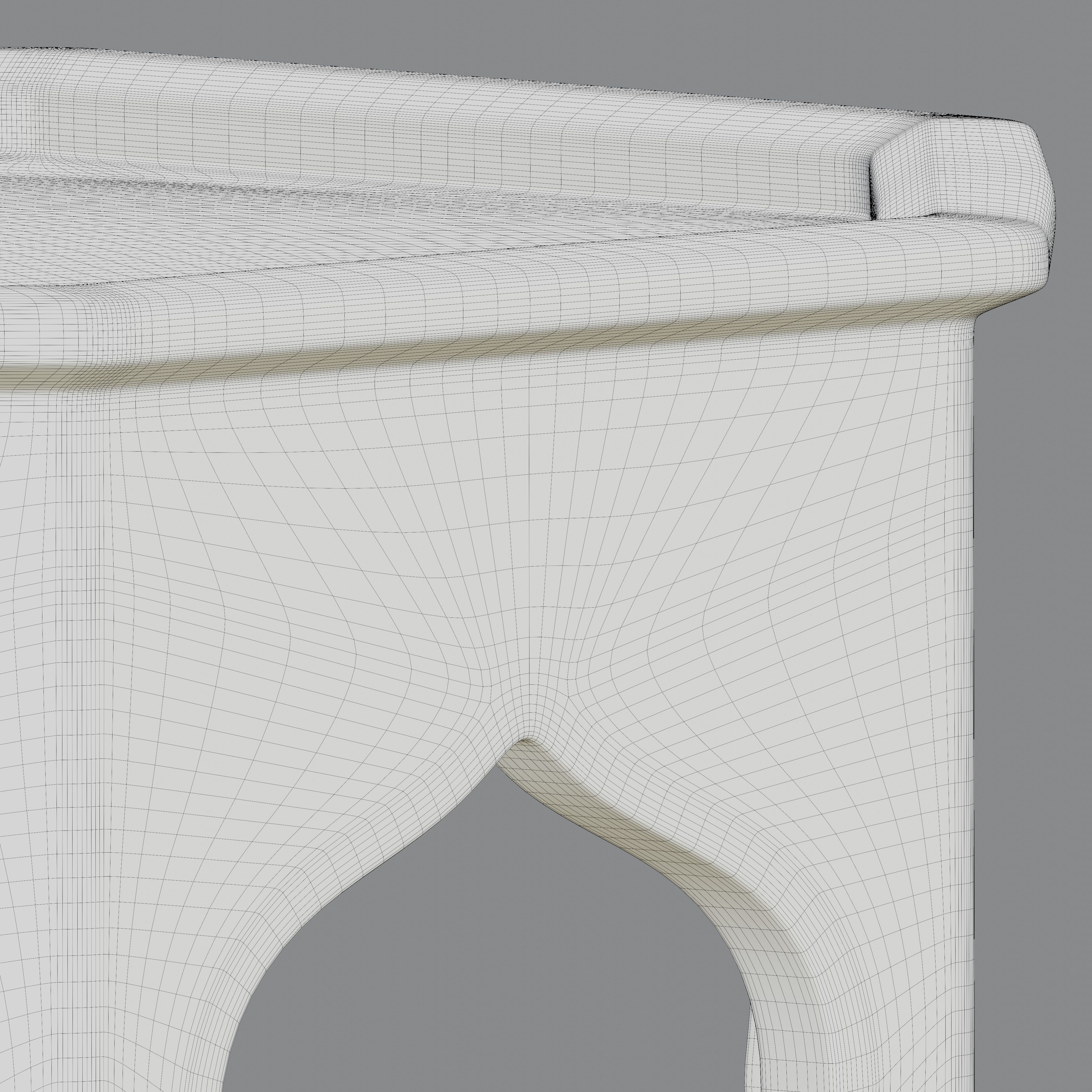  Arabic octagonal table  3D model_6