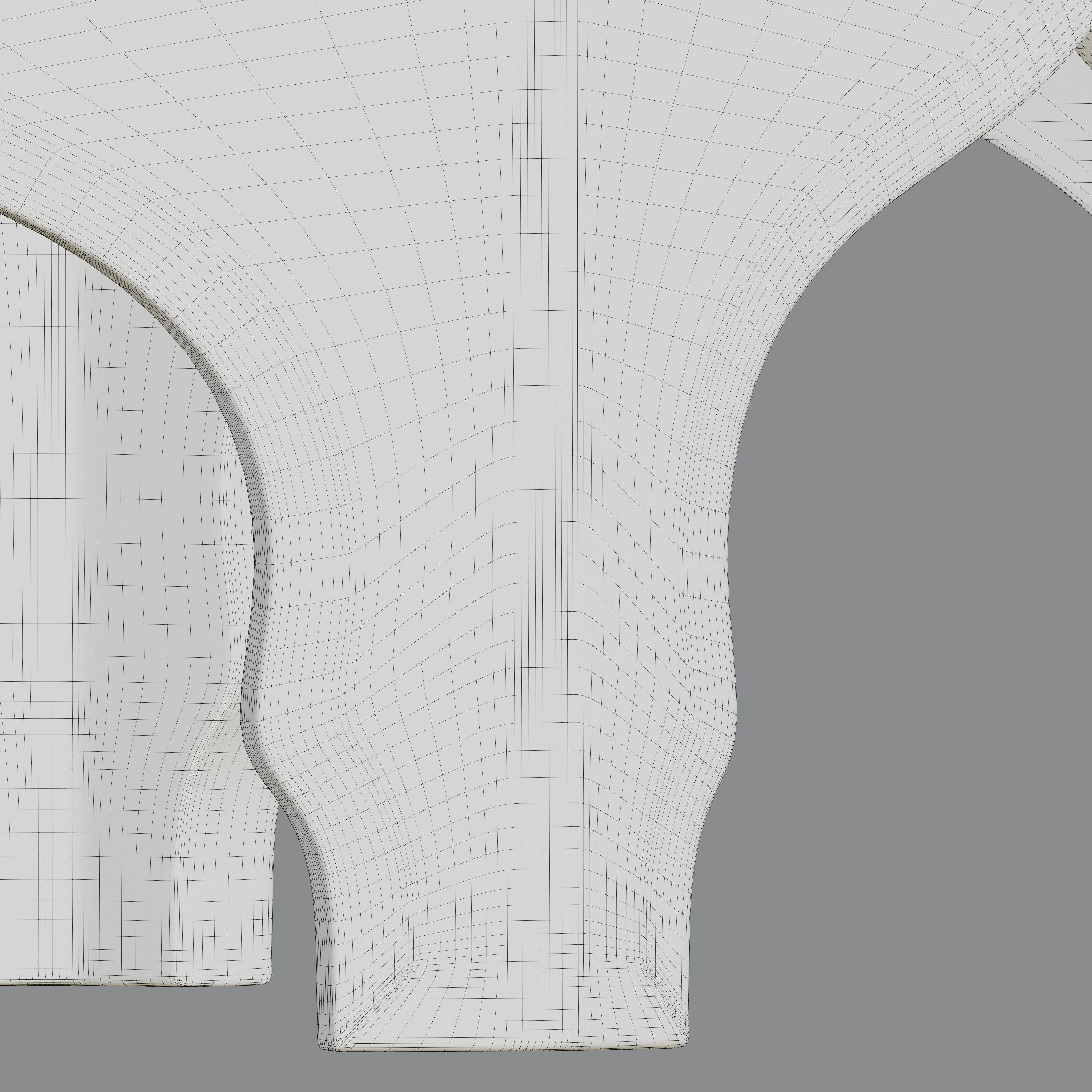  Arabic octagonal table  3D model_7