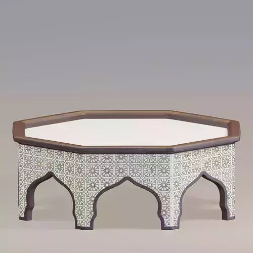  Arabic octagonal table 