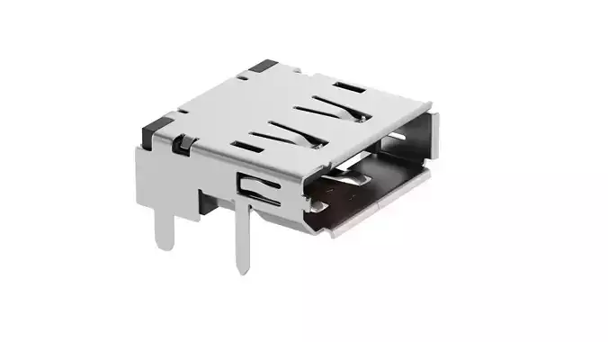 Displayport Female 3D model