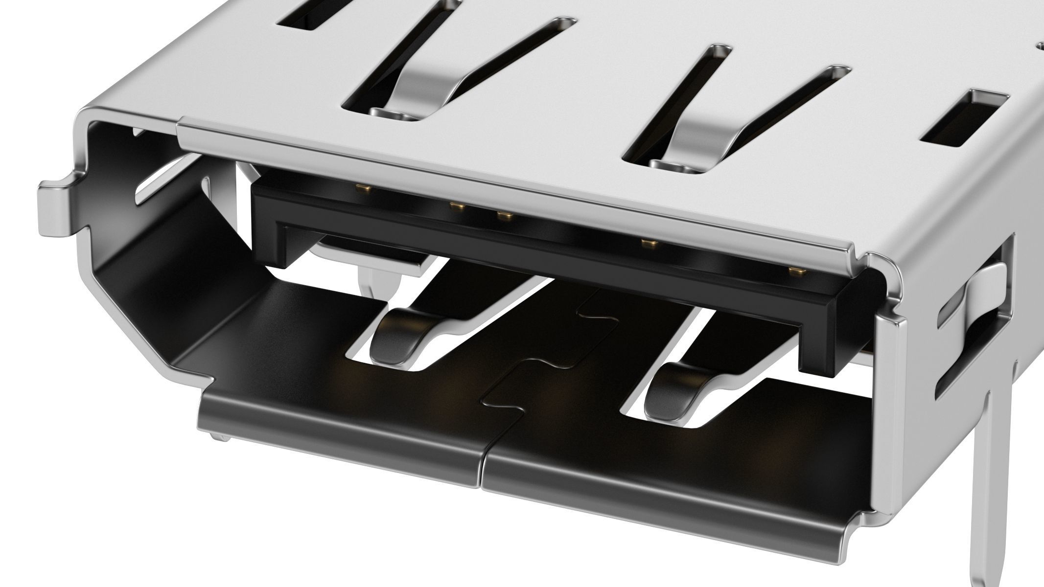 Displayport Female 3D model_3