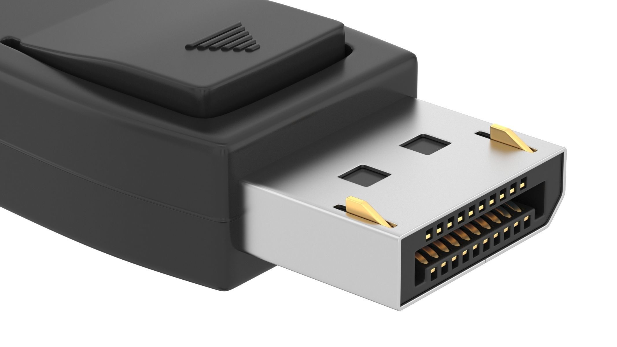 Displayport Male 3D model_3