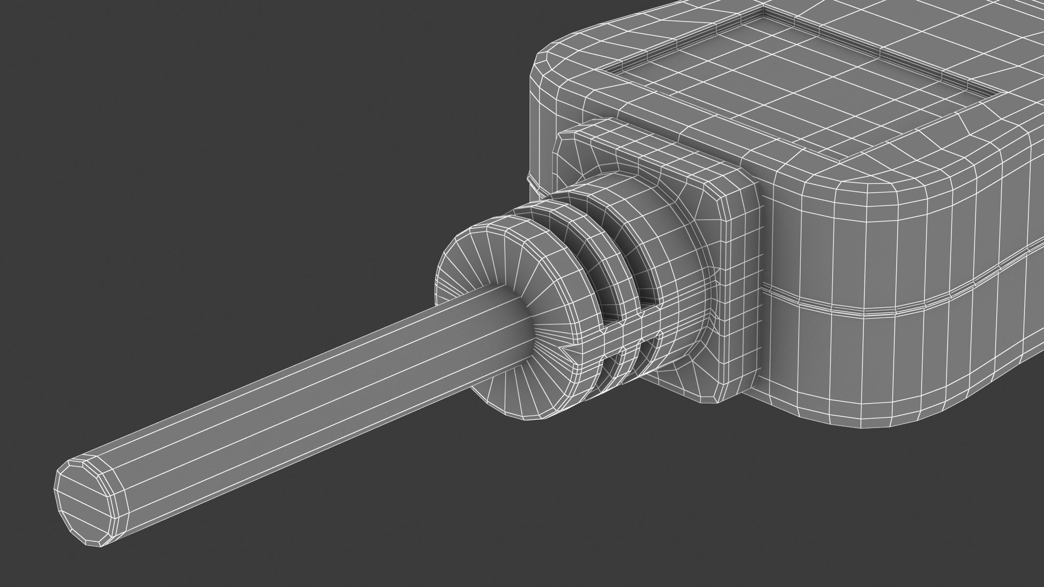 Displayport Male 3D model_9