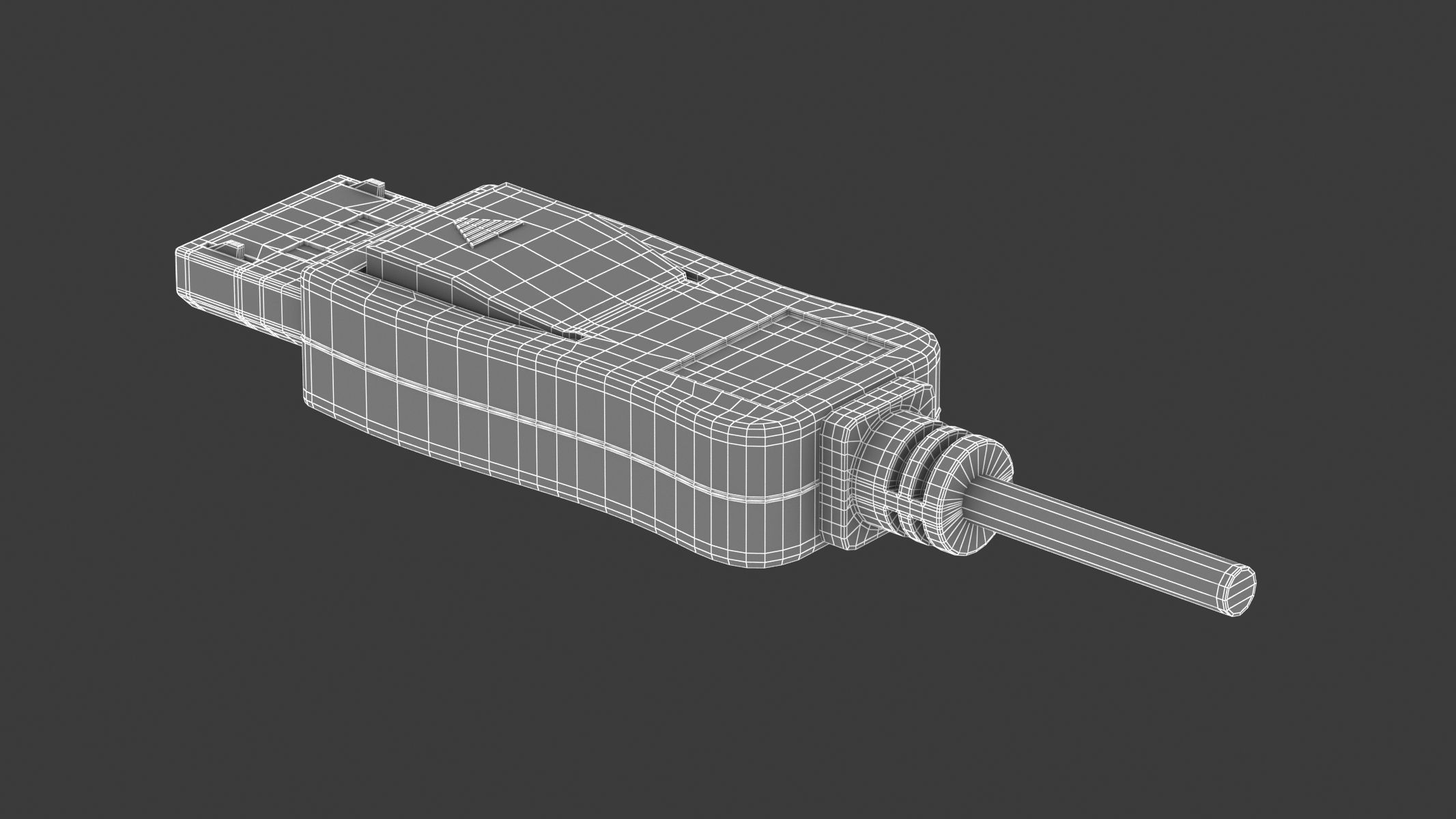 Displayport Male 3D model_6