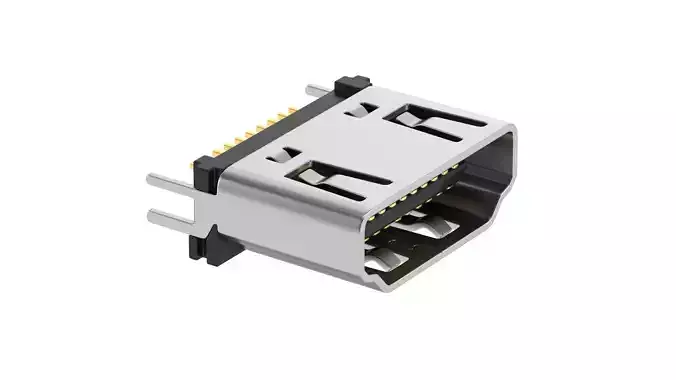 HDMI Type A Female 3D model