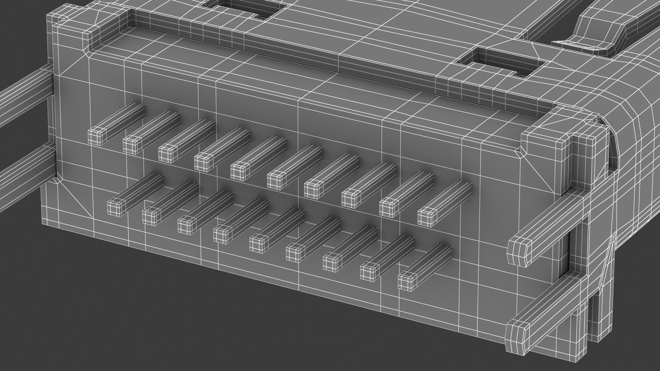 HDMI Type A Female 3D model_8